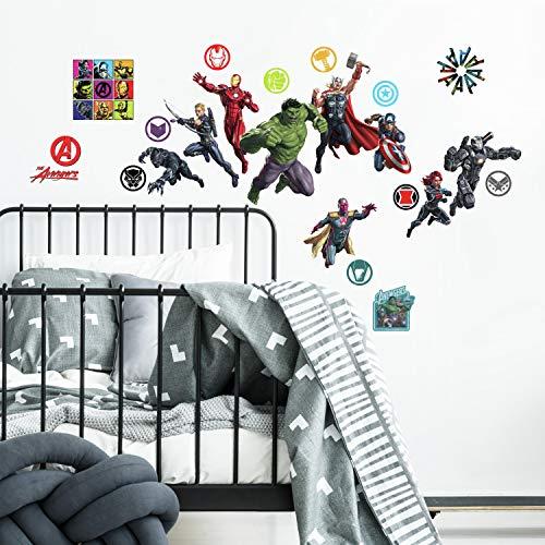 RoomMates Classic Avengers Peel And Stick Wall Decals Removable Wall