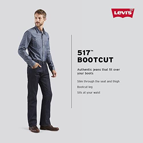 限定販売激安 Levi´s Men´s 517 Boot Cut Jean， Rinse， 34x30