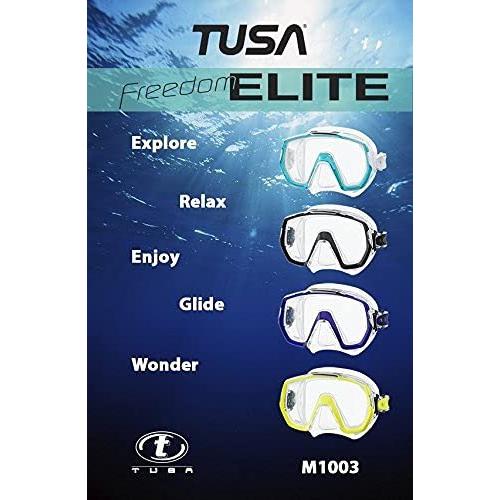 TUSA Mー1003 Freedom Elite Scuba Diving Mask， BlackBlack TUSA Mー1003 Freedom Elite Scuba Diving Mask， BlackBlack