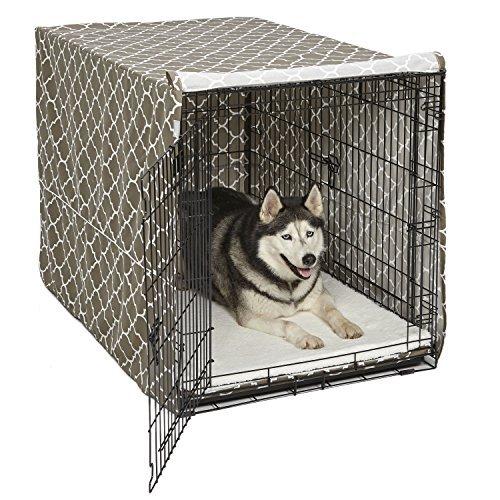 MidWest Dog Crate Cover， Privacy Dog Crate Cover Fits MidWest Dog Crates， M