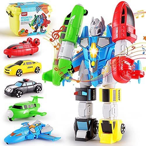 2021セール Transform Toy, Playset Vehicles Magnetic 5ーinー1 QUERCITRON into Mix Robot, 電子玩具 2021セール Transform Toy, Playset Vehicles Magnetic 5ーinー1 QUERCITRON into Mix Robot, 電子玩具