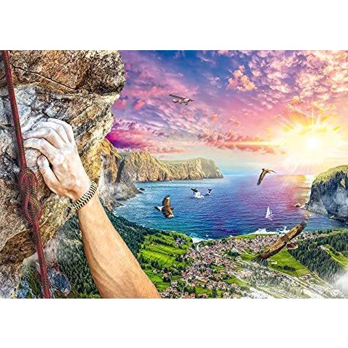 Ravensburger Rock Climbing 1000 Piece Jigsaw Puzzle for Adults ー Every Piec NEW SEALED Ravensburger Rock Climbing 1000 Piece Jigsaw Puzzle Wanderlust  CLIMB