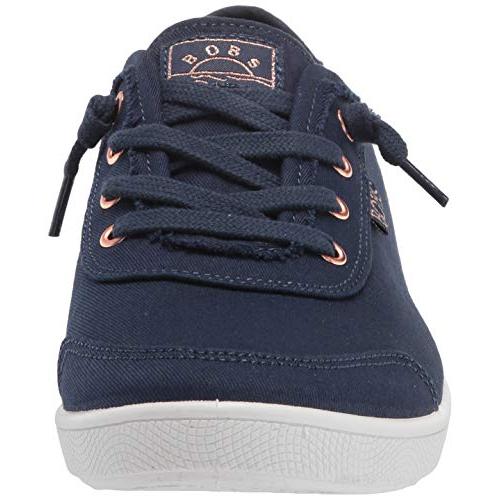 オンラインストア最安値 Skechers BOBS Women´s Bobs B Cute Sneaker， NVY， 9 M US