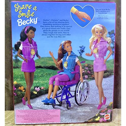 売り人気商品 バービーBarbie Becky Share a Smile Special Edition Doll (1996)　輸入品 15761