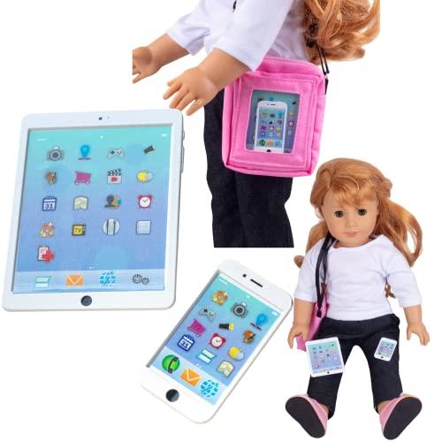 絶対一番安い for Set Tablet Computer and Phone American Constr Metal (Premium Dolls Girl 電子玩具