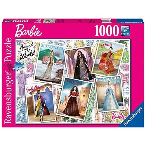 【オープニング 大放出セール】 Ravensburger Barbie Around The World 1000 Piece Jigsaw Puzzle for Adults ー 電子玩具