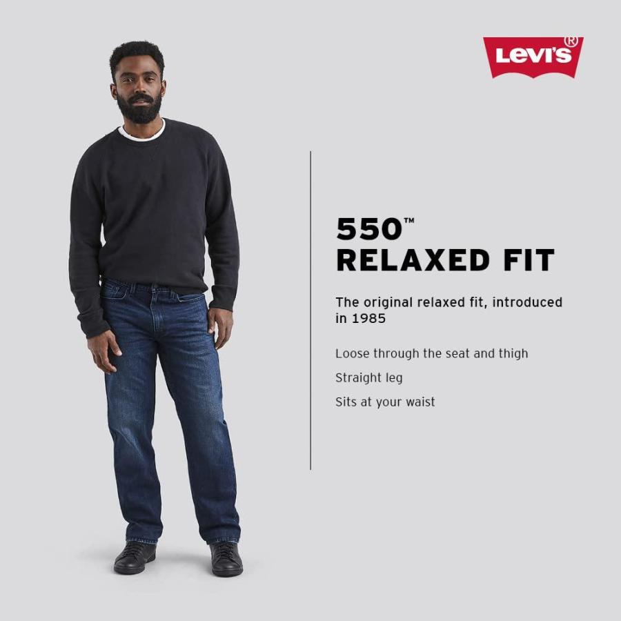 Levi's メンズ 550 リラックスフィットジーンズ US サイズ: 32W x 32L