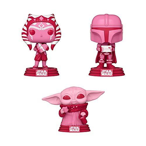 3384円 メール便不可 Funko Pop マンダロリアンバレンタイン3点セット ー マンダロリアン グロゴー アショカ