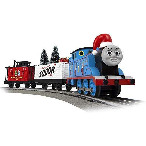 Lionel きかんしゃトーマスフレンズ クリスマス貨物電車 Oゲージ モデル 電車セット リモコンとBluetooth機能付き