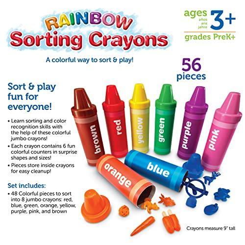 高評価なギフト [ラーニング リソース]Learning Resources Rainbow Sorting Crayons LER3070 [並行輸入品]