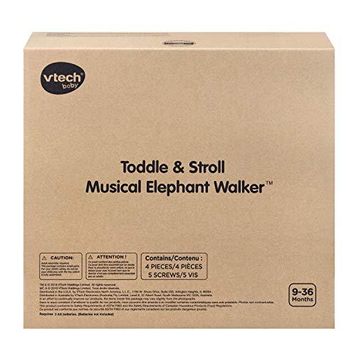 国産 VTech Toddle and Stroll Musical Elephant Walker (Frustration Free Packaging