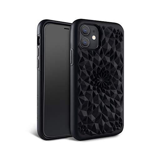 カタログギフトも！ Black Matte Case 11 iPhone CASE FELONY Kaleidoscope 360 Geometric 3D ー Case ヘッドホン