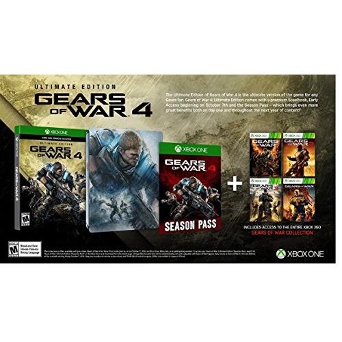 Gears of War 4: Collector's Edition (Includes Ultimate Edition SteelBook +  Season Pass) - Xbox One