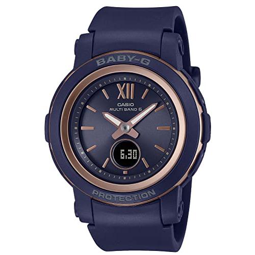 （お得な特別割引価格） [カシオ] 腕時計 ブルー レディース BGAー2900ー2AJF 電波ソーラー ベビージー 腕時計用ベルト、バンド