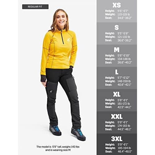 売れ済 RevolutionRace Women’s GP Pro Pants， Durable and Ventilated Pants for All O