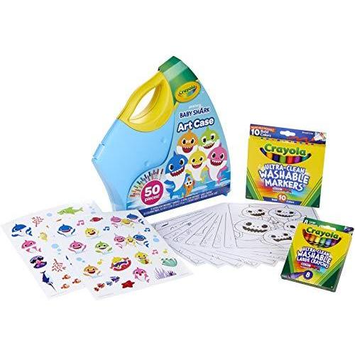 オンライン質屋 Crayola Baby Shark Coloring Set， Gift for Kids， 3， 4， 5， 6
