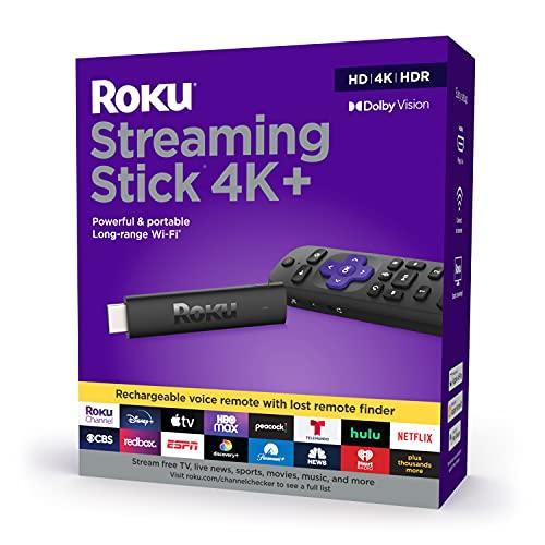 Roku Streaming Stick 4K+ Streaming Device 4K/HDR/Dolby Vision with Roku Voi
