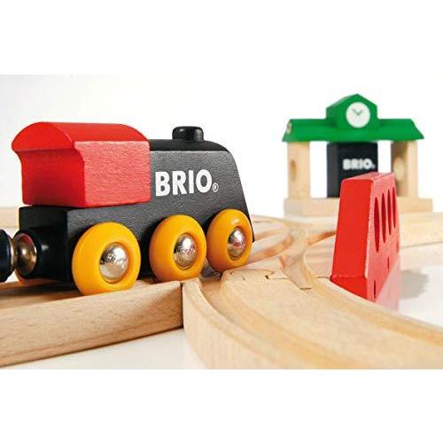 長期保管品 BRIO ( ブリオ ) クラシックレール 8の字セット 全22ピース 対象年齢 2歳~ ( 電車 おもちゃ 木製 レール ) 33028