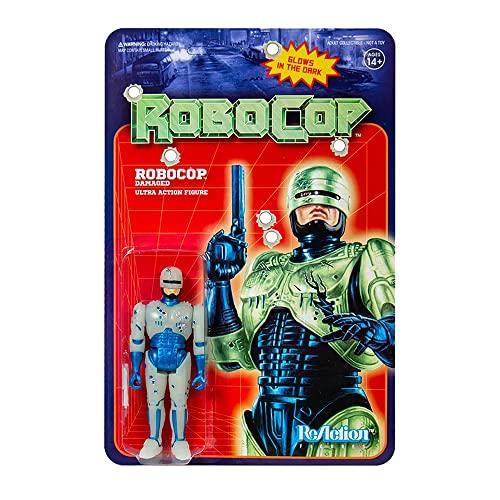 Super7 Robocop ReAction Figure ー Robocop Battle Damaged (Glow In