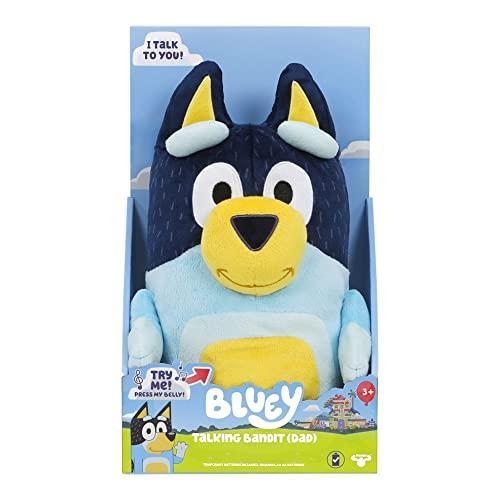 高品質の人気 Bluey Talking Bandit (Dad) 14 Talking Plush Bandit Plush Toy with 9 Phrase