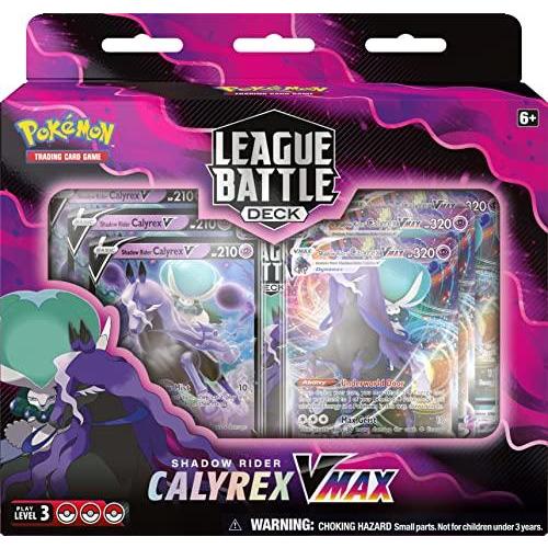 即納分 Pok?mon TCG: Shadow Rider Calyrex VMAX League Battle Deck (60 Cards Ready t