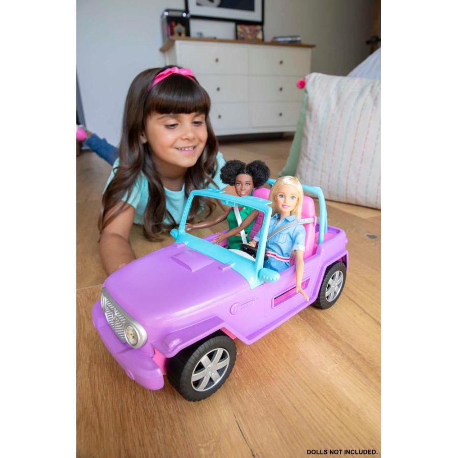 販売売筋品 Mattel ー バービー Barbie OffーRoad Vehicle， Purple with Pink Seats