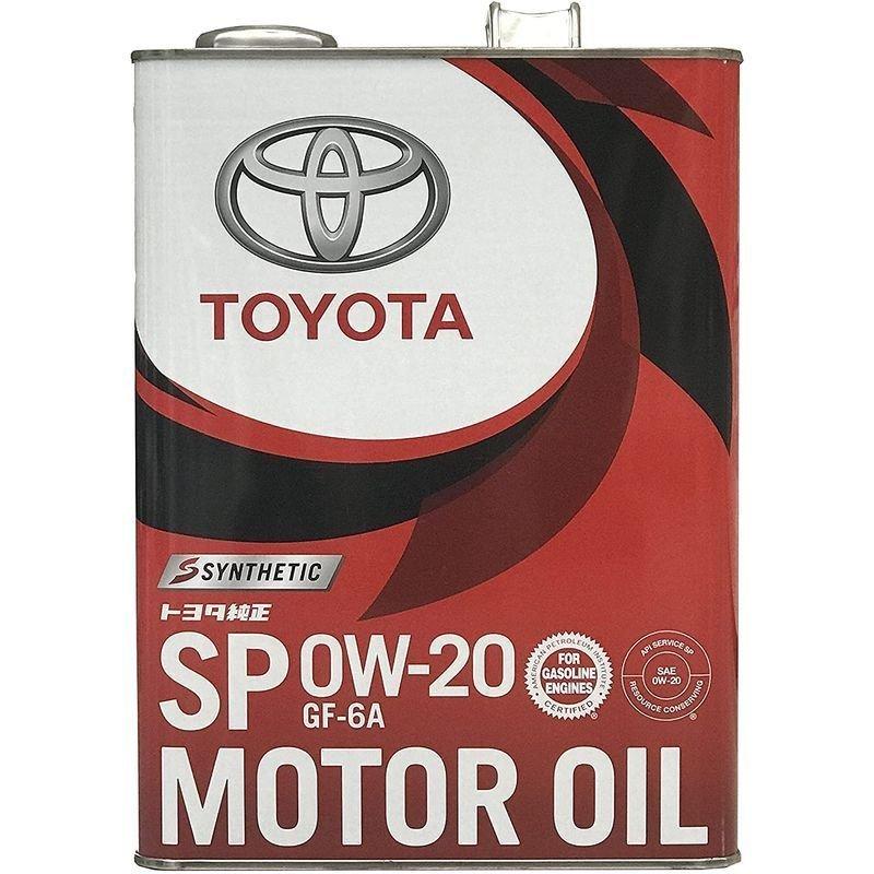 トヨタ純正 エンジンオイル SP 0W-20 GF-6A 4L 未使用3缶セット トヨタ（TOYOTA） 純正 エンジンオイル モーターオイル SP 0W-20 4L 缶