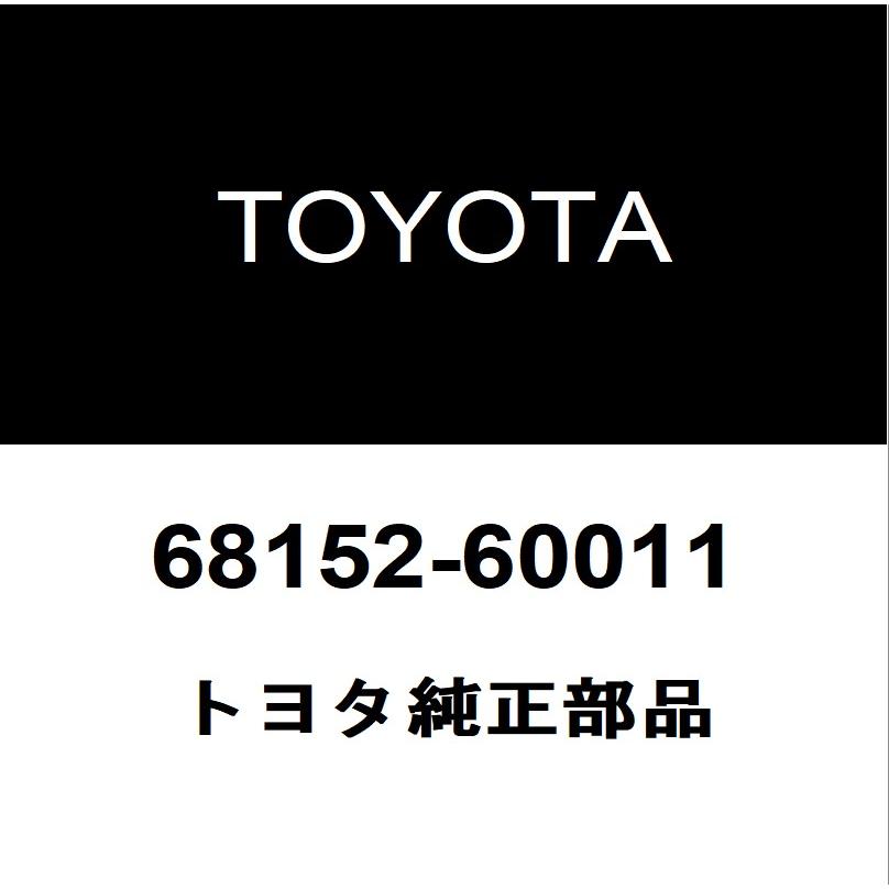 【新品未使用】トヨタ 80ランクル リアドアガラスラン 左右セット トヨタ純正品 トヨタ（TOYOTA） トヨタ純正 ランドクルーザー80 リアドアガラスラン