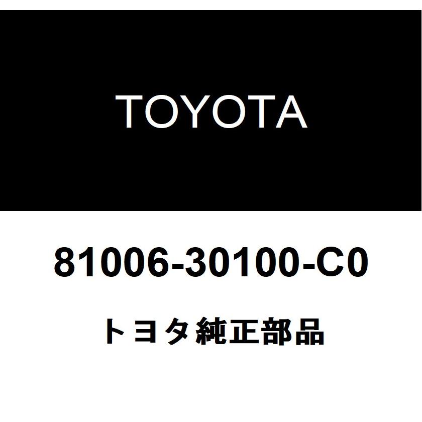 トヨタ ストップランプセット 81006-30100-C0 ブラック トヨタ（TOYOTA） トヨタ純正 ストップセンタ ランプセット 81006