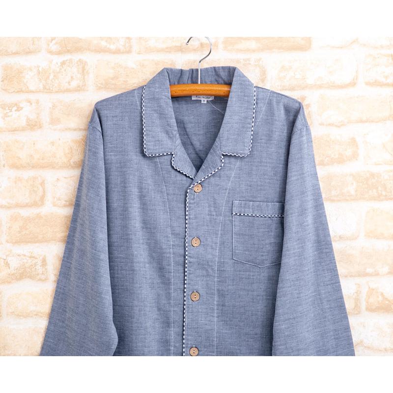 パジャマ ペア 長袖 春 秋 ダブルガーゼ 肌に優しい綿100 S M L Ll 3l 結婚祝い 父の日 母の日 カップル お揃い ブライダルギフト 記念 プレゼント 部屋着の時間 通販 Yahoo ショッピング