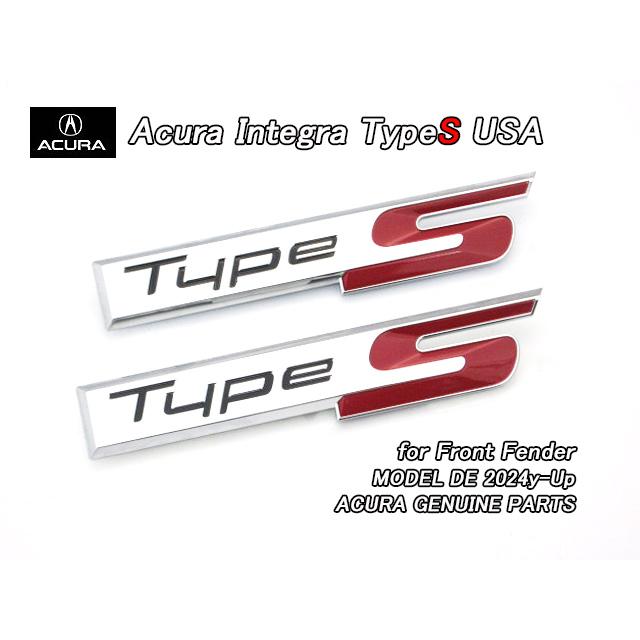 インテグラDE5【ACURA】アキュラINTEGRAタイプS純正USエンブレム2点