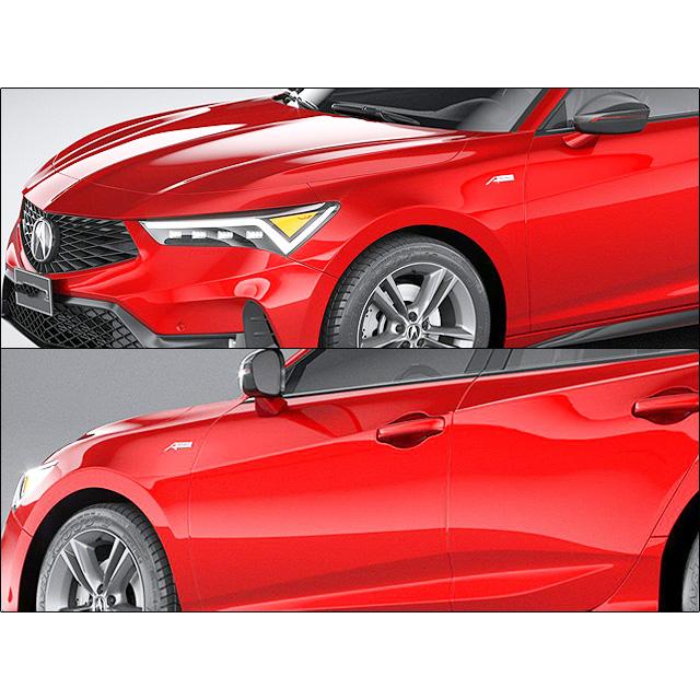 インテグラDE4【ACURA】アキュラINTEGRA純正USエンブレム-サイドA-Spec
