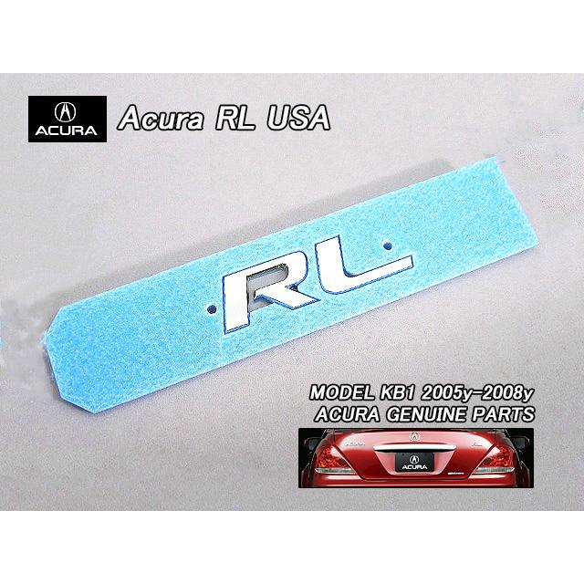 レジェンドKB1【ACURA】アキュラRL純正USエンブレム-リアRLレター 
