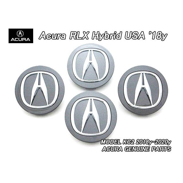 レジェンドKC2後期【ACURA】アキュラRLX純正USホイールキャップ4個(18