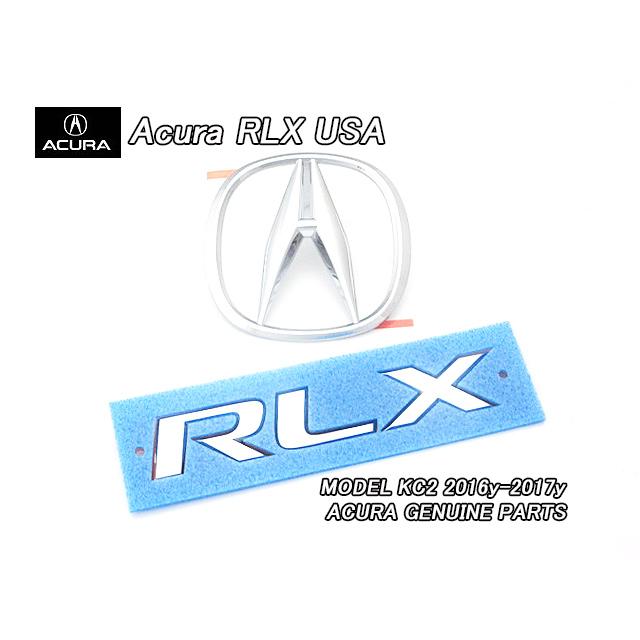 レジェンドKC2前期【ACURA】アキュラRLX純正USエンブレムセット-リア2