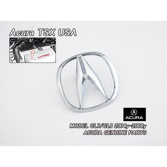 アコードCL7CL9【ACURA】アキュラTSX純正USエンブレム-エンジン