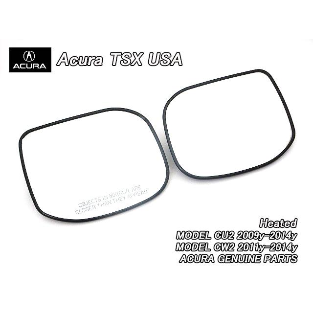 アキュラTSXワゴン純正US ドアミラーガラス右側/USDM北米仕様 アコードツアラーCW1CW2【ACURA】アキュラTSXワゴン純正