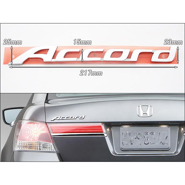 インスパイアCP3【HONDA】ホンダACCORDセダン純正USエンブレム-リアACCORD文字/USDM北米仕様4ドアINSPIREトランクバッジUSAレターマーク｜heyheyhey1107｜03