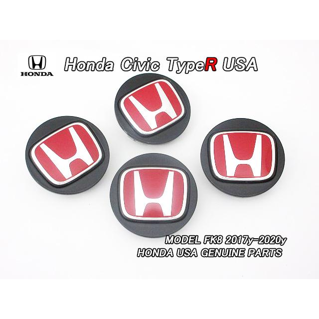 シビックFK8【HONDA】ホンダCIVICタイプR純正USホイールキャップ4個