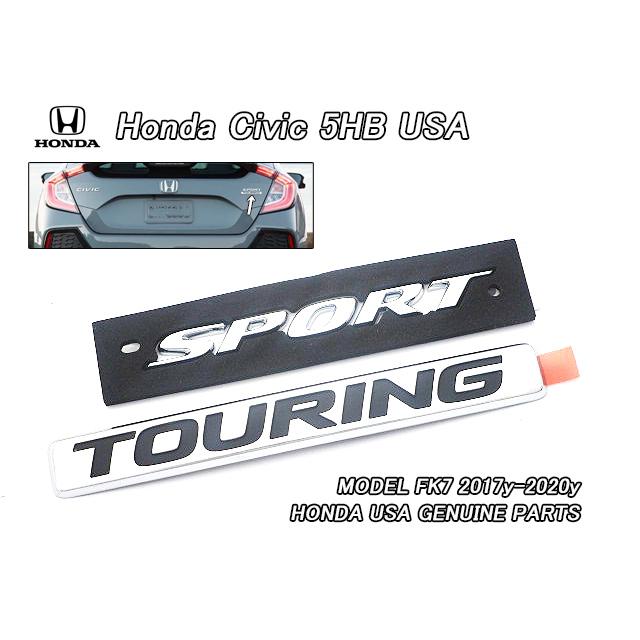 シビックFK7【HONDA】ホンダCIVICハッチバック純正USエンブレム-リア2