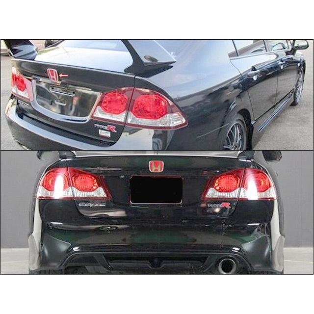 シビックFD2【HONDA】ホンダCIVICタイプR純正JPエンブレム-リアHマーク 