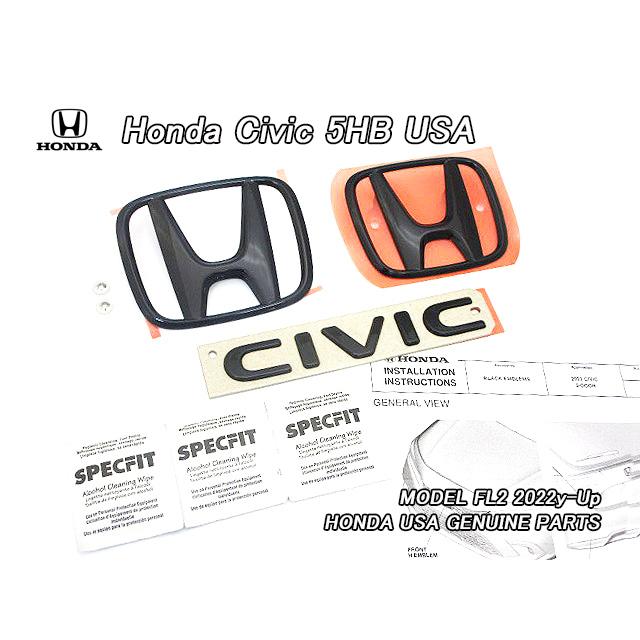 シビックFL1FL2【HONDA】ホンダCIVICハッチバック純正USエンブレム