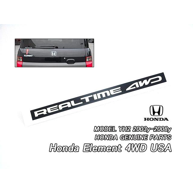 エレメントYH2【HONDA】ホンダELEMENT純正USステッカーReal.Time エレメントYH2【HONDA】ホンダELEMENT純正USステッカーReal.Time