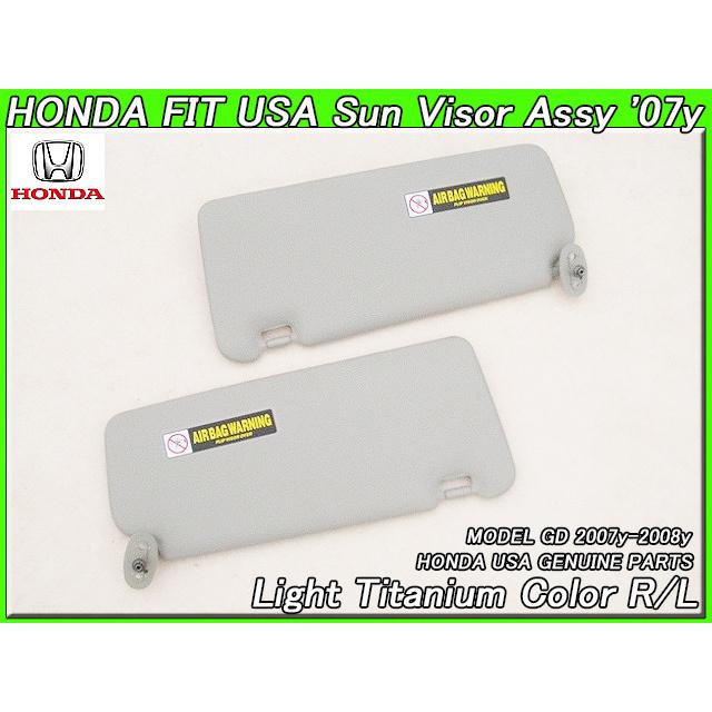 フィットGD【HONDA】ホンダFIT純正USサンバイザーAssy左右ライト