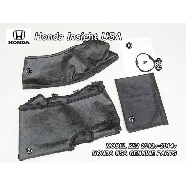 インサイトZE2ZE3後期【HONDA】ホンダINSIGHT純正USフルノーズブラ(12