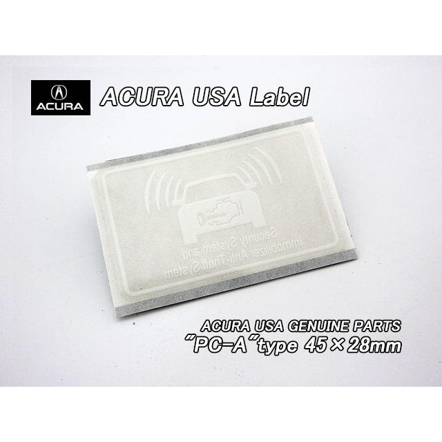 ホンダUSラベル【HONDA】米国USA純正ステッカーSecurity＆Immobilizer