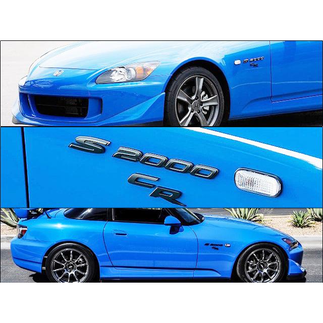 AP2【HONDA】ホンダS2000純正USエンブレムセット6点-CRマーク黒色/USDM