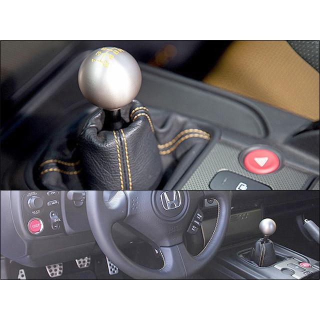 AP2後期【HONDA】ホンダS2000純正USシフトブーツCRグレード革イエロー