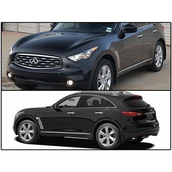 インフィニティFX【INFINITI】S51純正USマッドガード-リア左右2点 