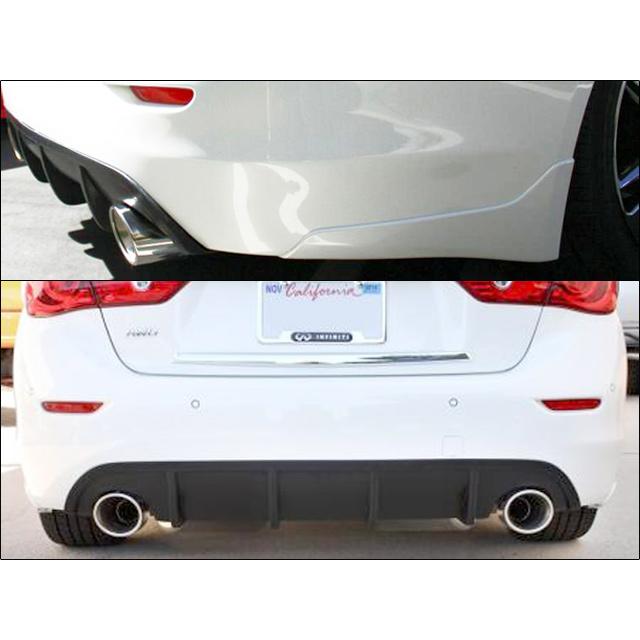 V37スカイライン Q50インフィニティ リアディフューザー Amazon | CARIG リアディフューザー 2014-2017 インフィニティ